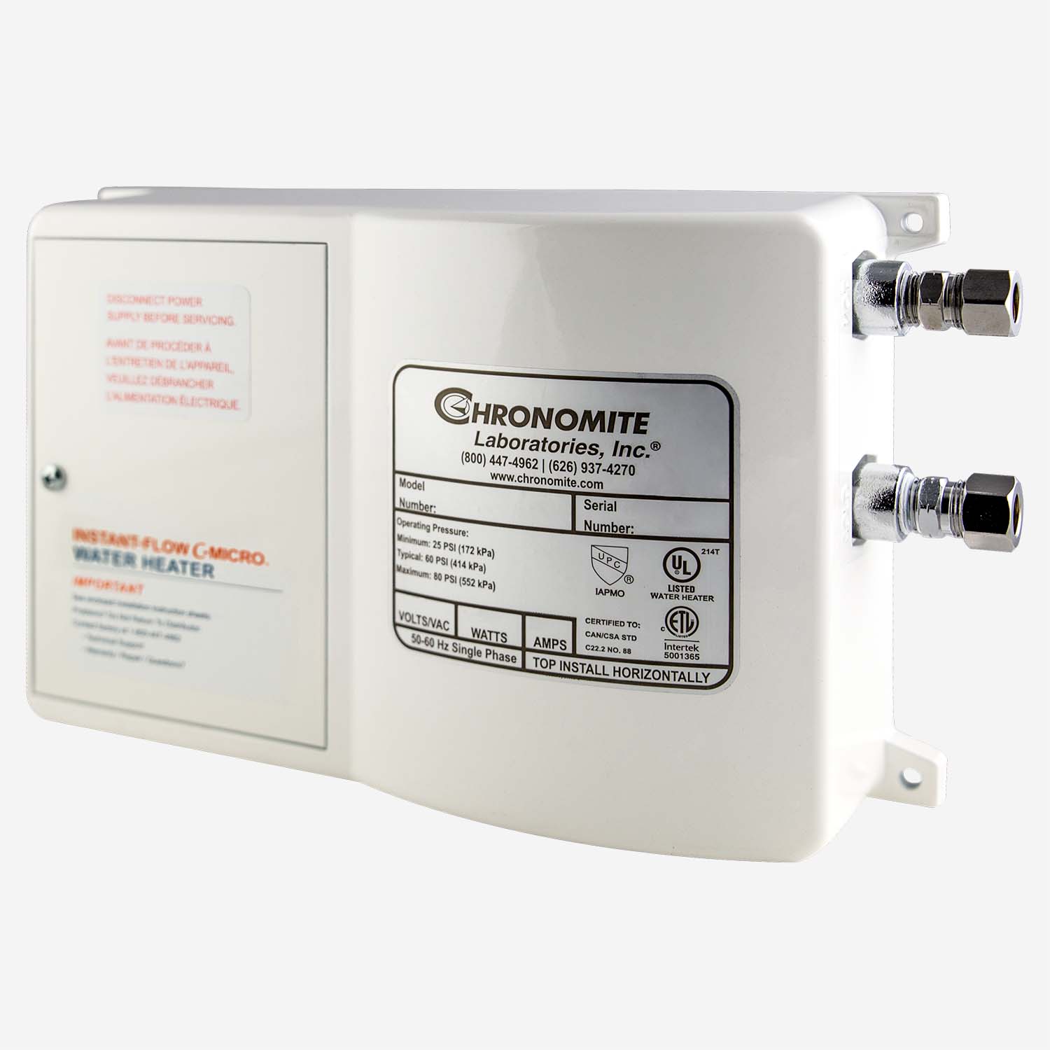 Instant-Flow® C-Micro® Point-of-Use Thermostatic Tankless Water Heater with 0.20 GPM Activation