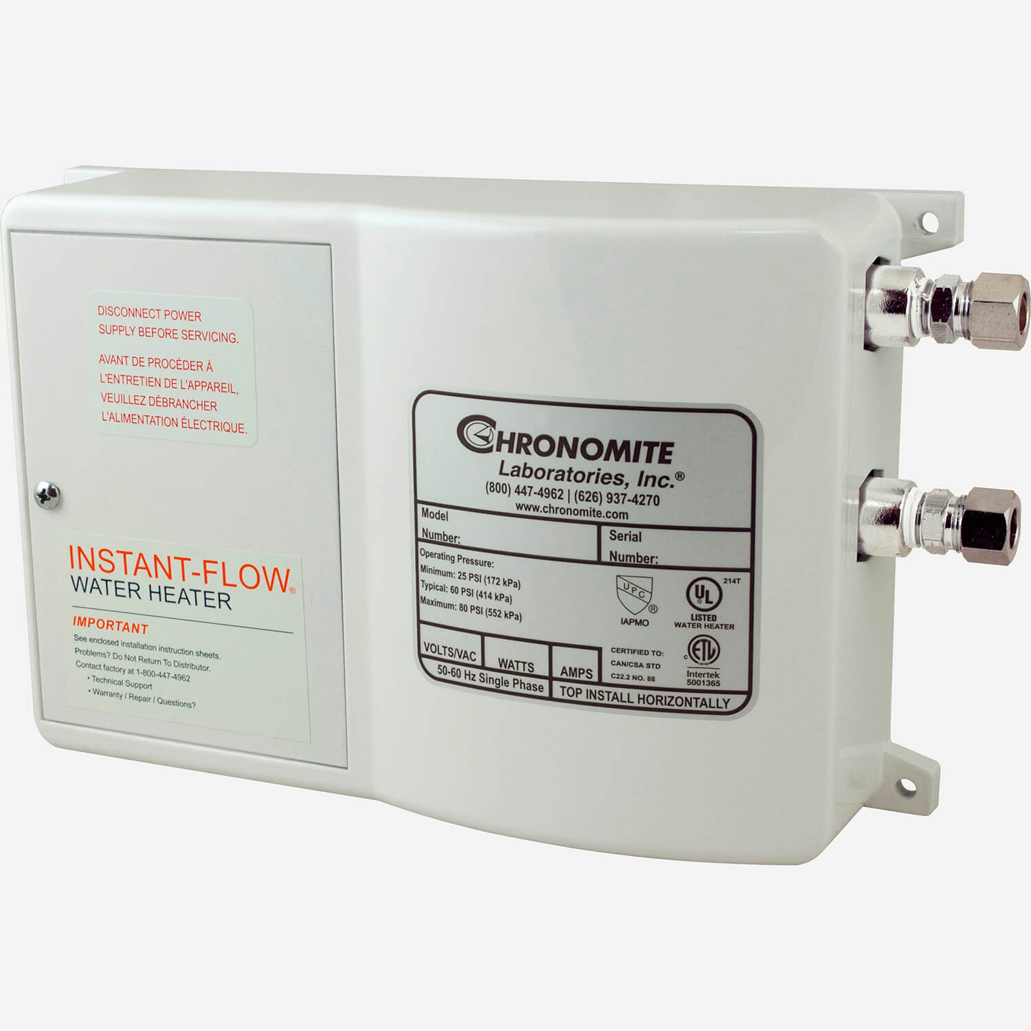 Instant-Flow® SR Point-of-Use Non-Thermostatic Tankless Water Heater