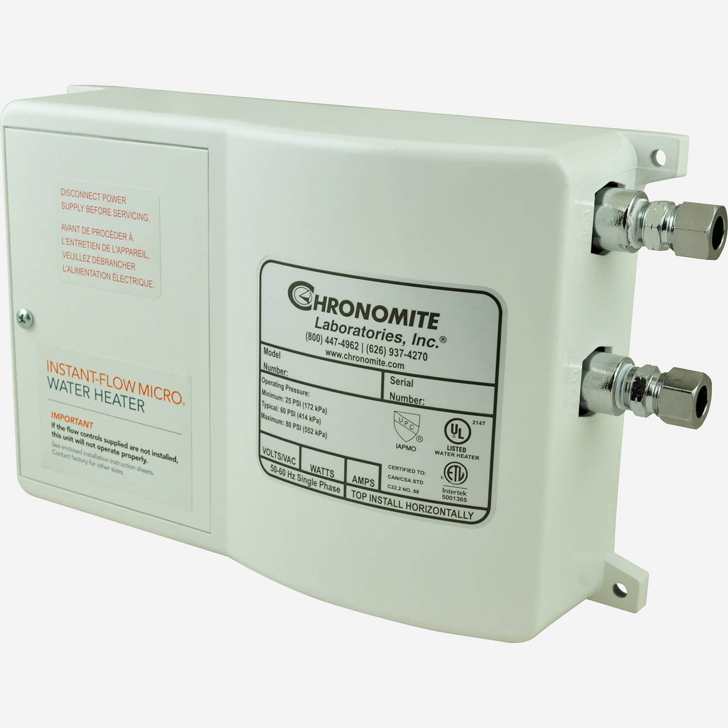 Instant-Flow® Micro® Point-of-Use Thermostatic Tankless Water Heater